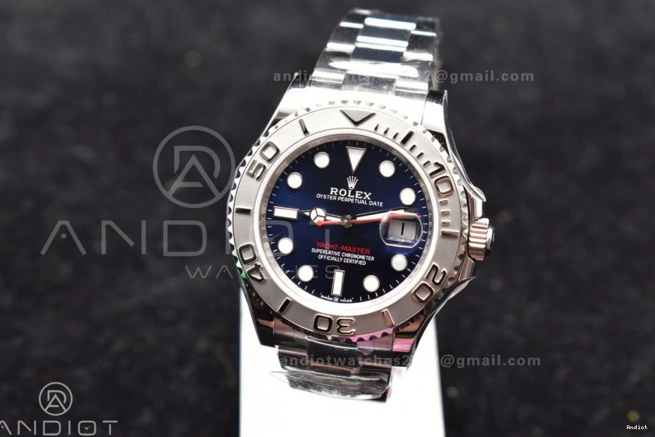 A2836 Blue Yacht-Master Dial Bracelet 1:1 126622 SS Best Edition GSF on 0127